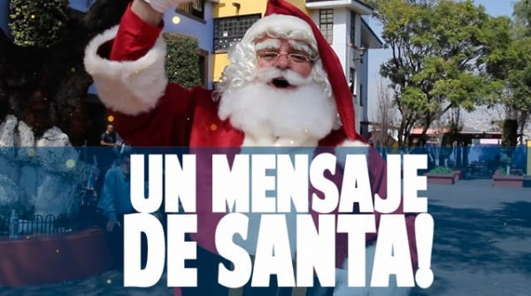 ¡Un mensaje de Santa!